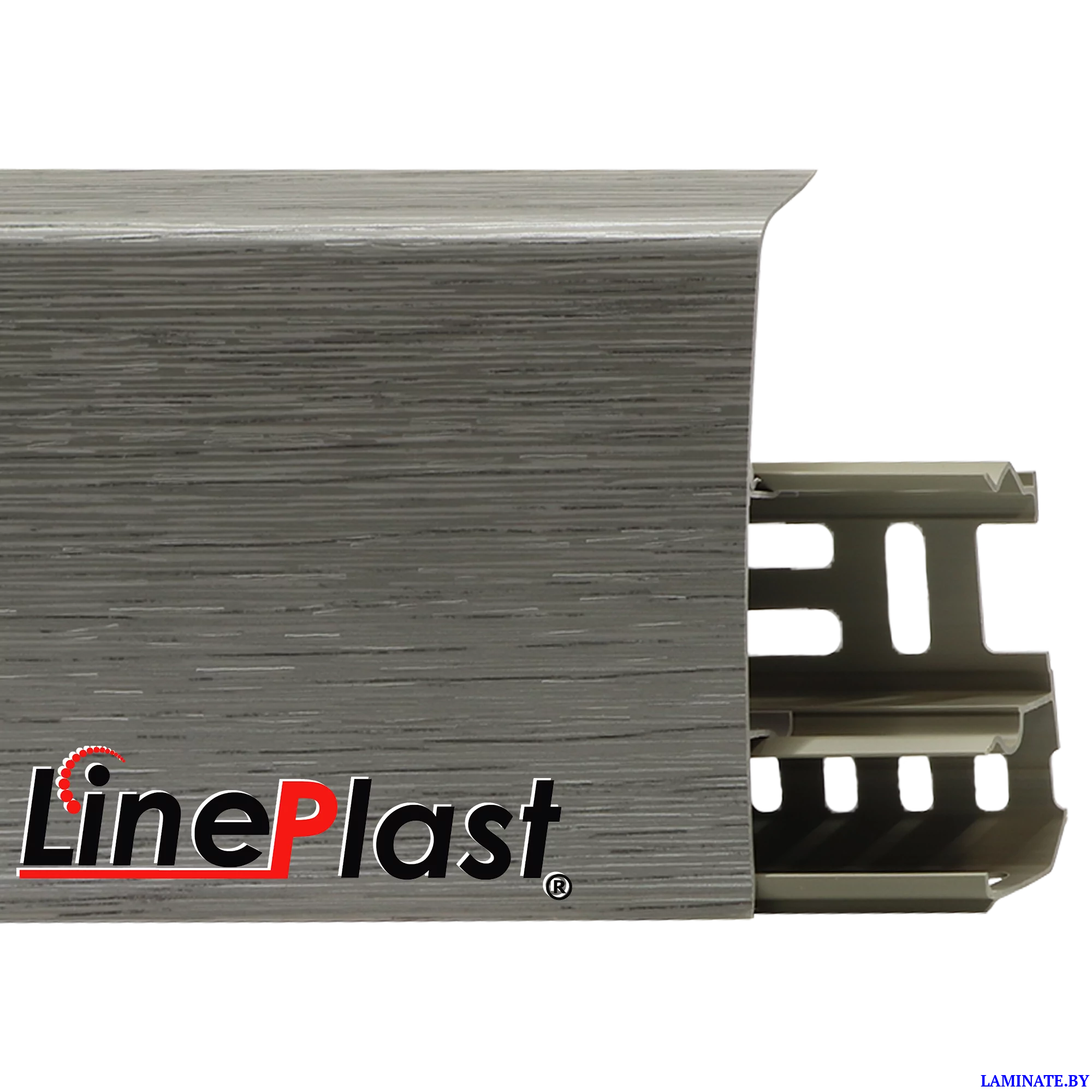 Плинтус LinePlast 85  Металлик Файн-лайн  LS020