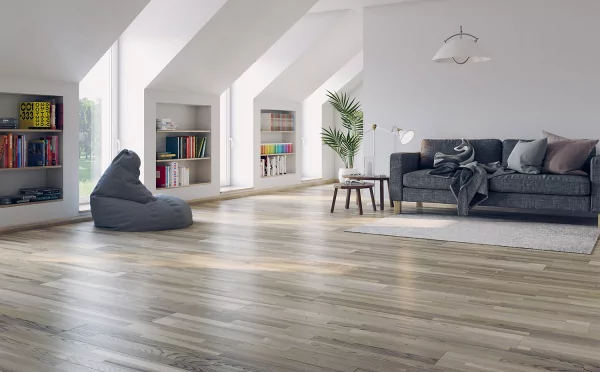 Паркетная доска Polarwood Classic Ясень Living White Matt 3-полосный [3031118154001124]