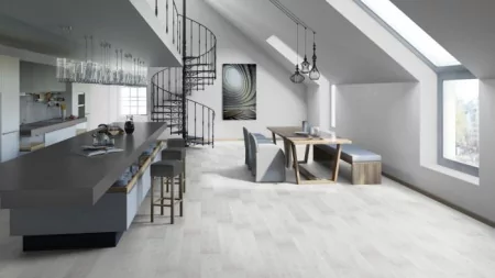 фото Ламинат Tarkett Estetica 933 Дуб Данвиль белый в интернет-магазине laminate.by