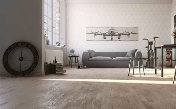 Паркетная доска Polarwood Classic Дуб Tundra White Matt 3-полосный [3011178154001124]