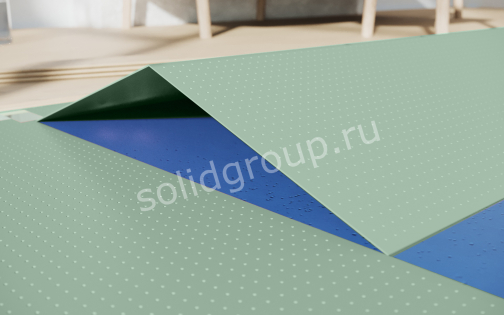 картинка Подложка-гармошка перфорированная для теплых водяных полов под LVT, SPC, WPC от магазина Juteks.by
