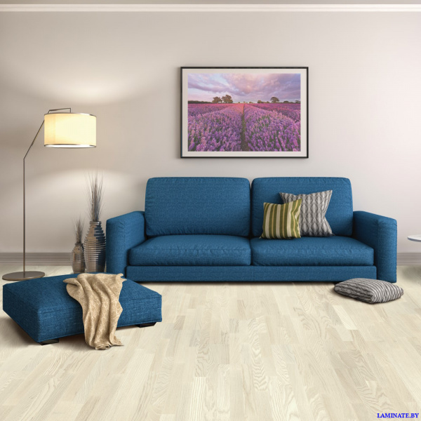 Паркетная доска TARKETT SALSA ART Ясень White Pearl (2.658 м2)
